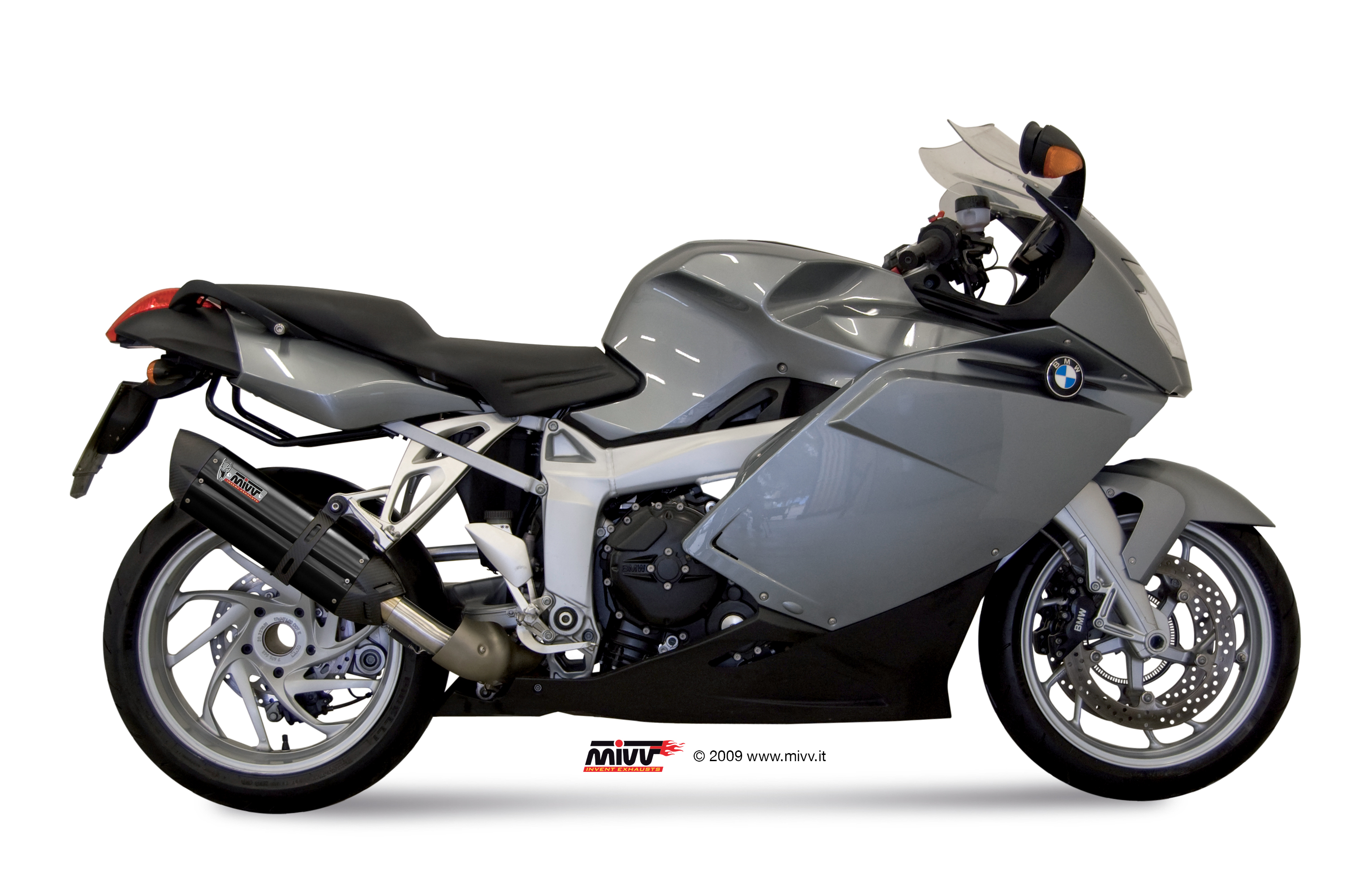 Silencieux MIVV Suono inox noir K1200GT / R / S (2005-2008)