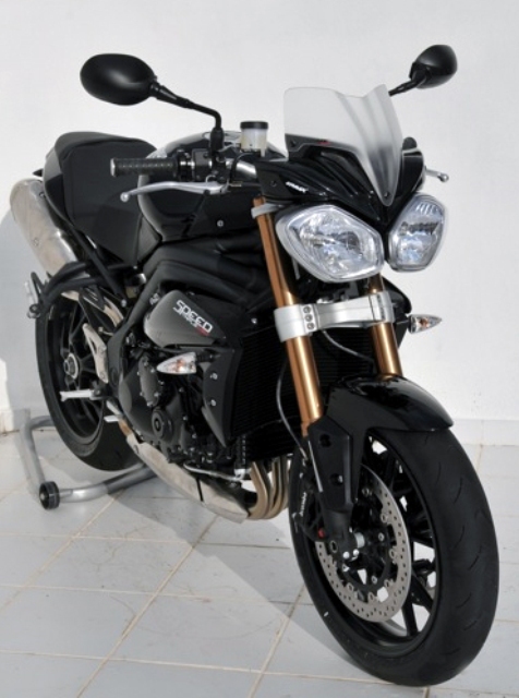 Tête de fourche 21cm avec bulle noir clair Ermax Speed Triple 1050 (11-15)