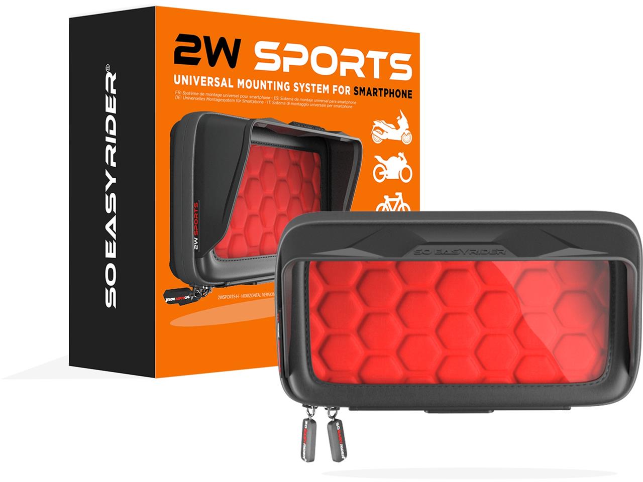 Image of Support de smartphone SO EASY RIDER 2W Sports Horizontal