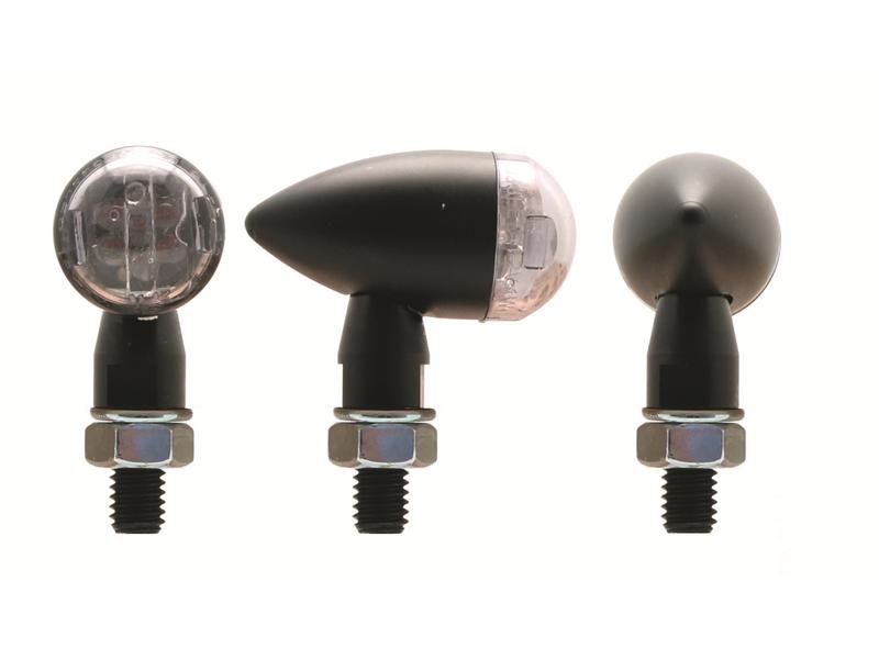 Clignotants XS noirs Shell Led BIHR Homologué