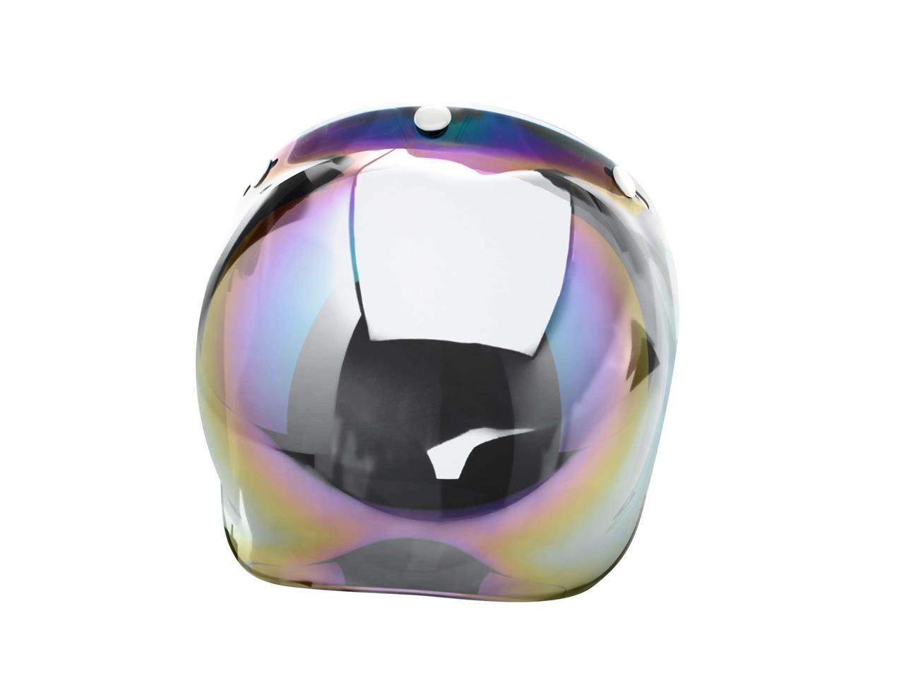 Visière universelle V Parts Bubble irridium rainbow avec flip-up