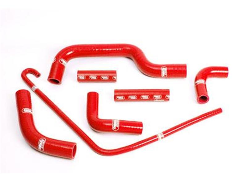 Durites de radiateur rouges Samco Monster S4 / S4R (2001-2008)