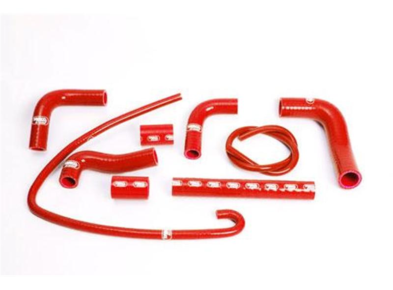 Durites de radiateur rouges Samco Monster S4RS (2006-2008)