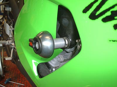 Kit fixation Crash Pad LSL ZX-6R / RR (2005-2006)