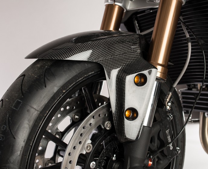 Garde boue AV LighTech carbone brillant Speed Triple 1050 / R (11-15)