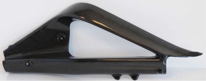 Couvre bras oscillant LighTech carbone brillant Daytona / Street triple / R (13-16)