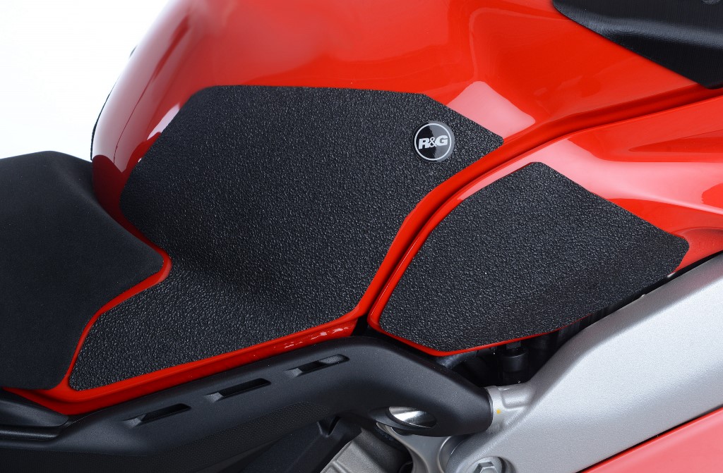 Grip de réservoir R&G Easy Grip noir 1100 Panigale V4 / S / Speciale