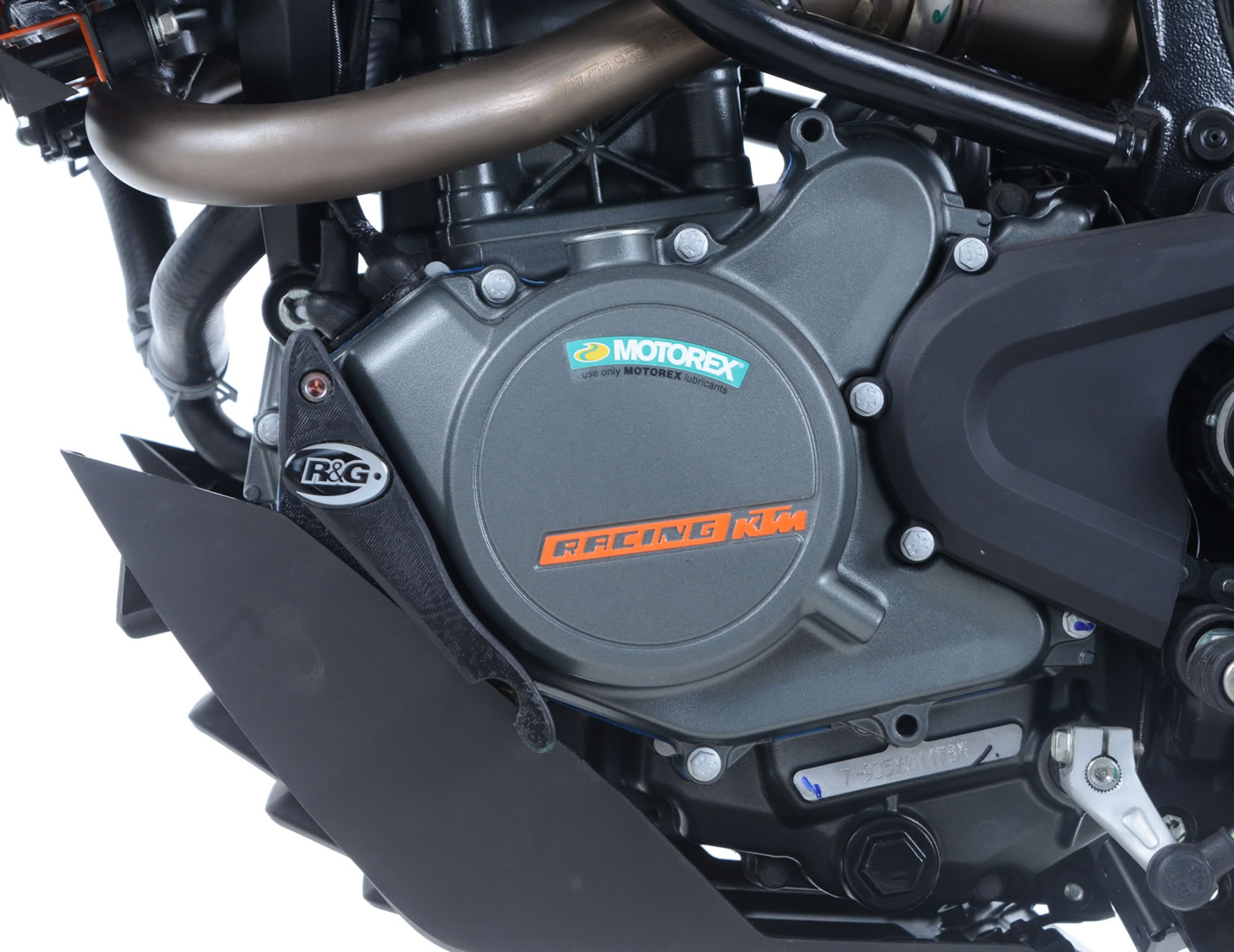 Slider moteur gauche R&G 125 Duke (2017-2019)