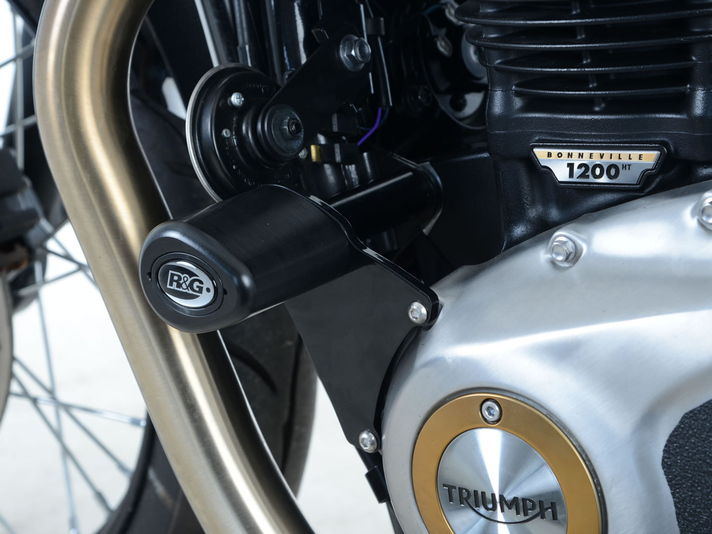 Tampons de protection AERO R&G Bonneville 1200 Bobber (17-19)