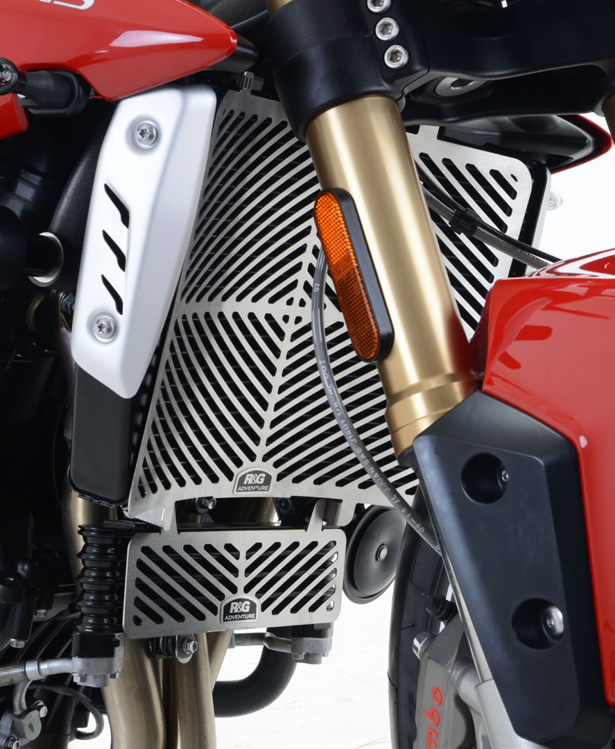 Protection de radiateur d'eau inox R&G Speed Triple1050 (16-18)