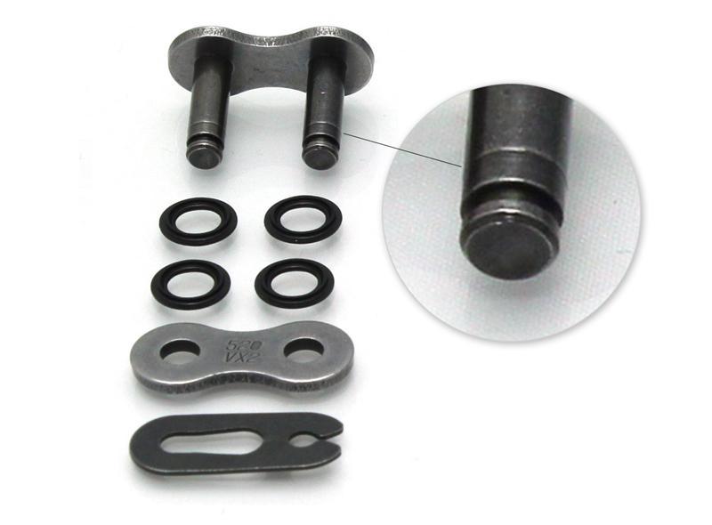 Attache rapide semi-pressée D.I.D 520 VX2 noir/noir