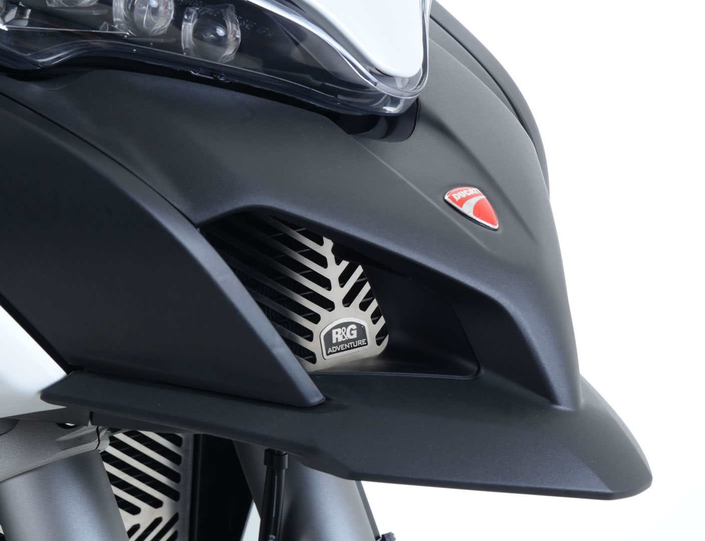 Protection de radiateur d'huile inox R&G Multistrada / Enduro / S (15-18)