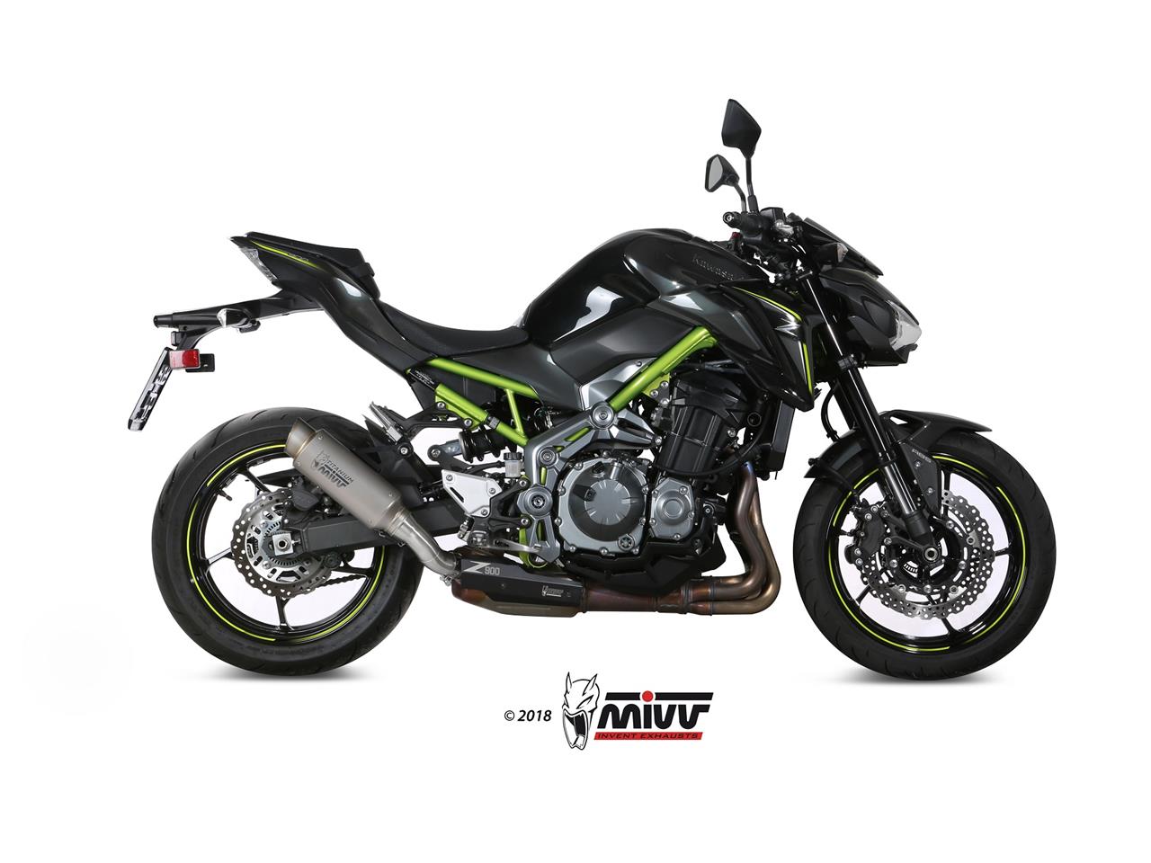 Silencieux homologué Mivv GP Pro titane Z900 (2017-2018)