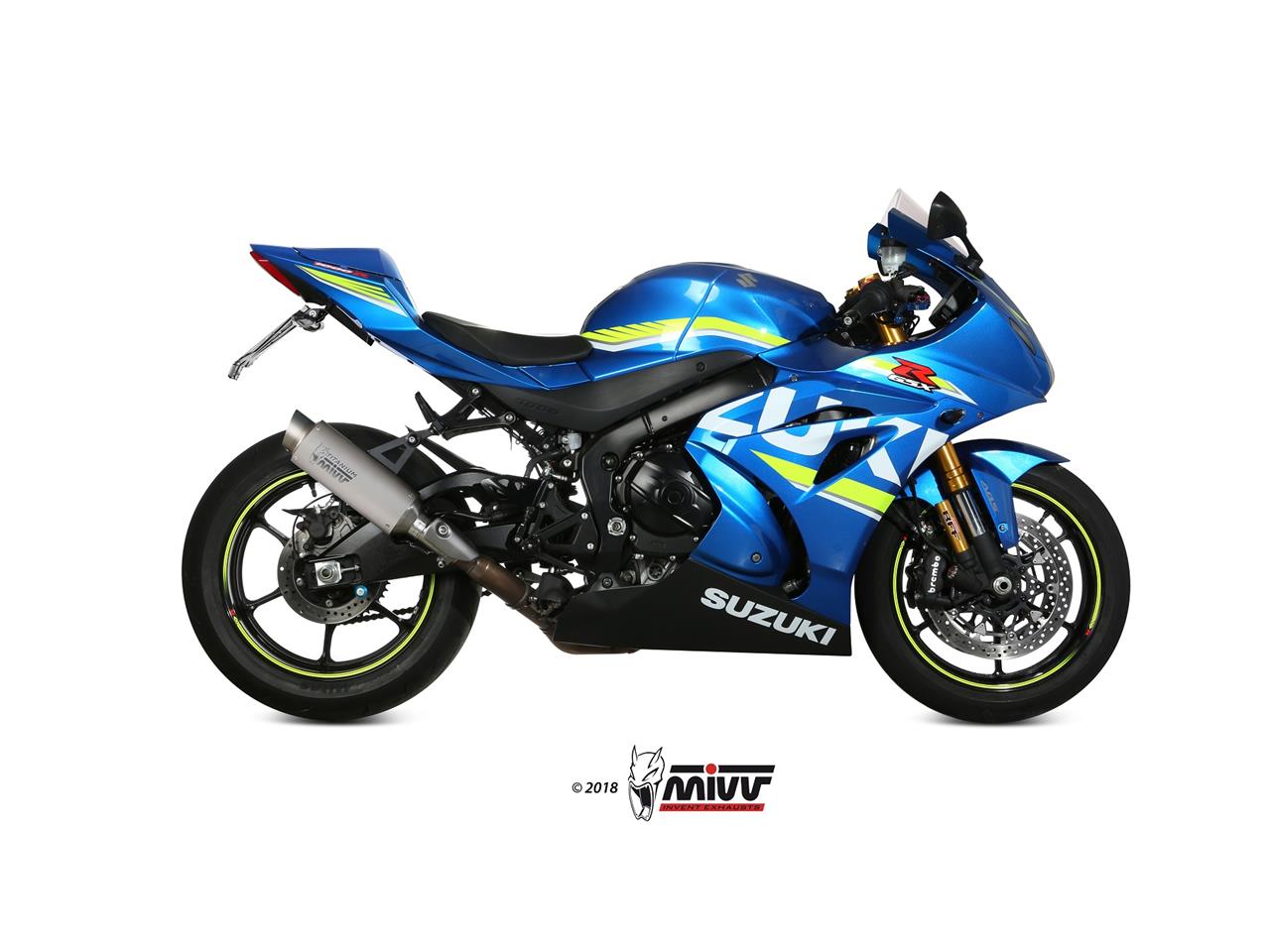 Silencieux homologué Mivv GP Pro titane GSX-R1000 / R (17-18)