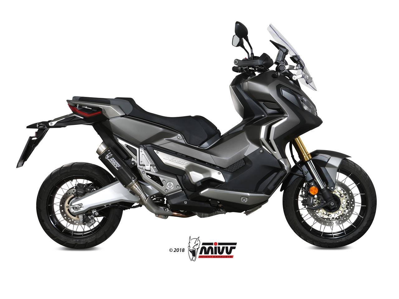 Silencieux homologué Mivv GP Pro carbone X-ADV 750 (2017-2018)