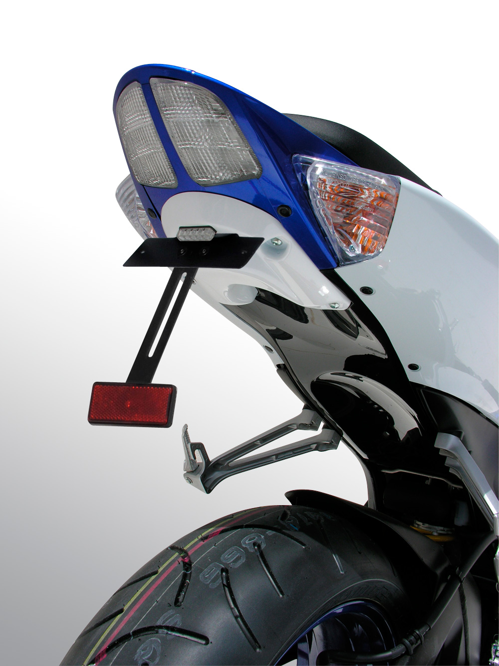 Support de plaque Ermax GSX-R600 / 750 (2006-2007)