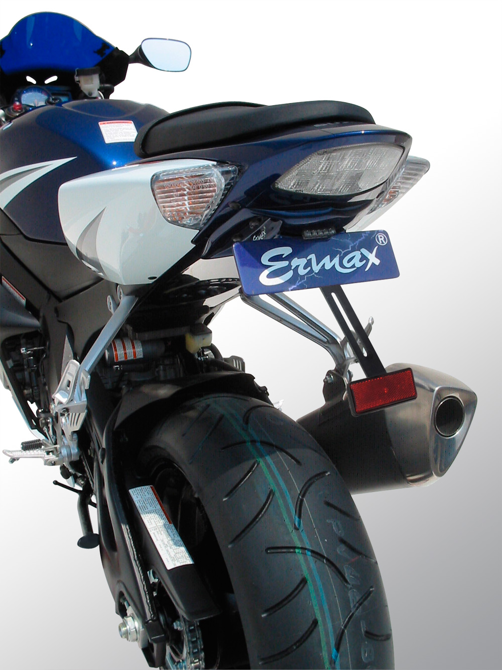 Support de plaque Ermax GSX-R1000 (2005-2008)