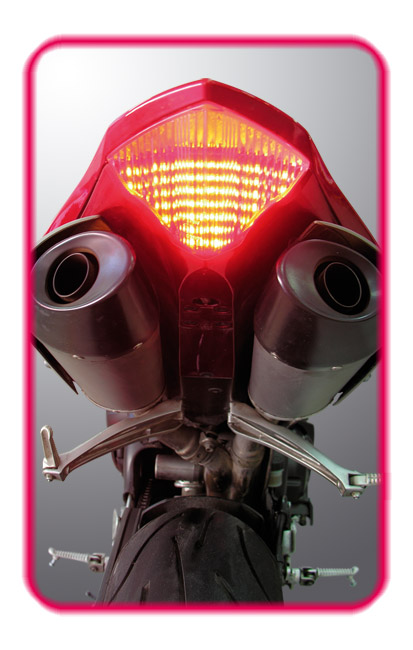 Feu AR blanc à led avec clignotants Ermax YZF-R1 (04-06)
