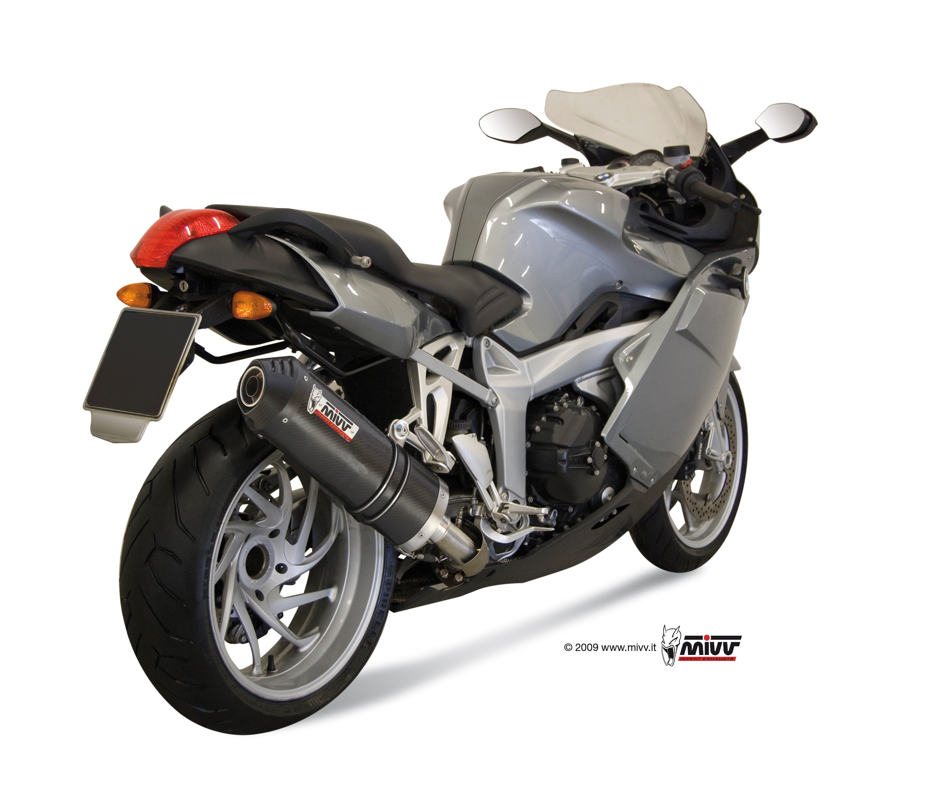 Silencieux MIVV Oval carbone K1200GT / R / S (2005-2008)