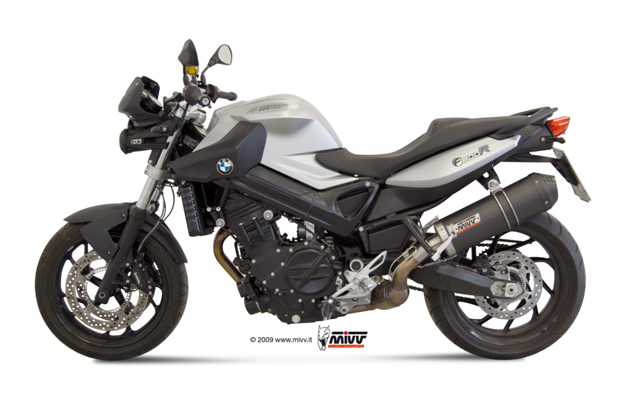 Silencieux homologué MIVV Oval carbone F800R (2009-2017)