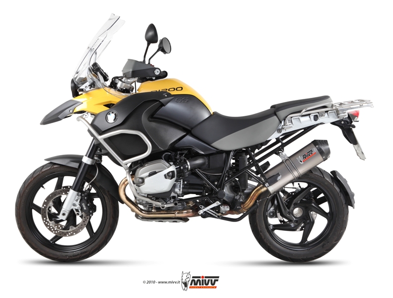 Silencieux homologué MIVV Oval titane R1200GS / Adventure (10-12)