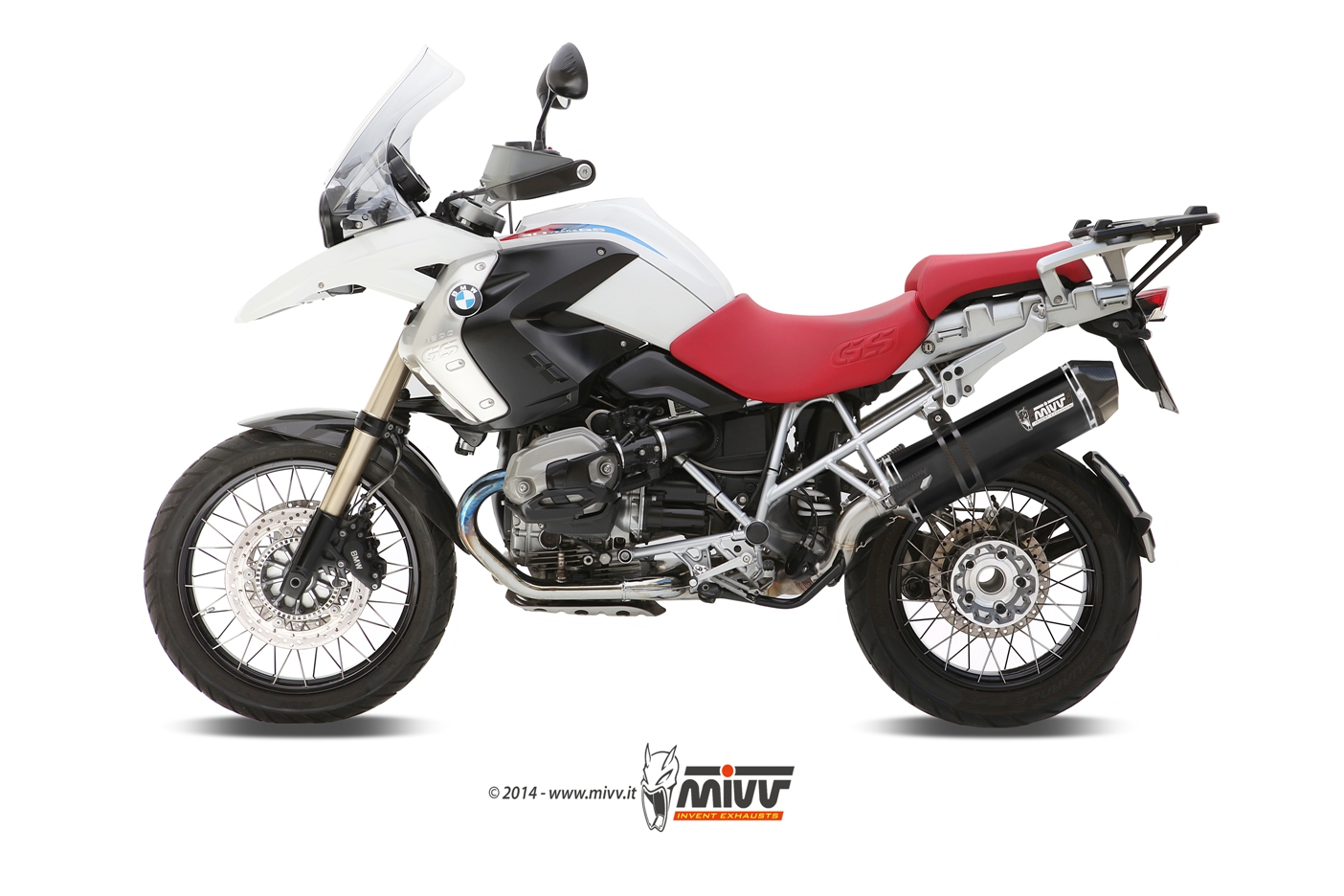 Silencieux homologué MIVV Speed Edge inox noir R1200GS (10-12)