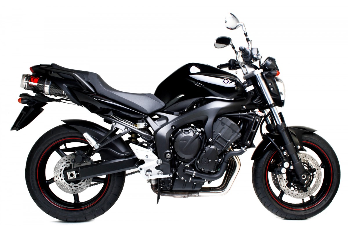 Silencieux homologué Scorpion Factory oval carbone FZ6 / Fazer / S2 (04-10)