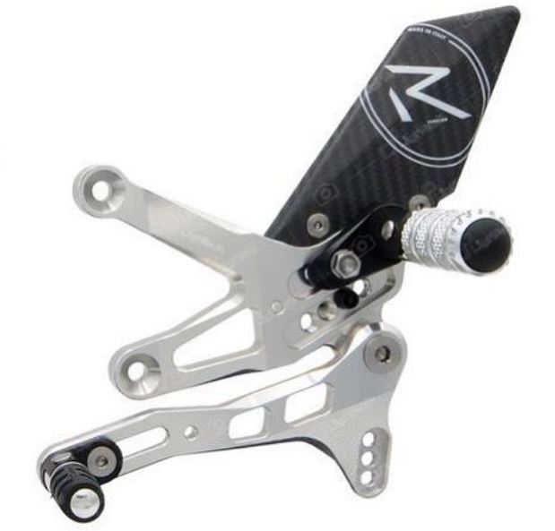 Commandes reculées R version silver Lightech S1000R (17-18), S1000RR (15-18)