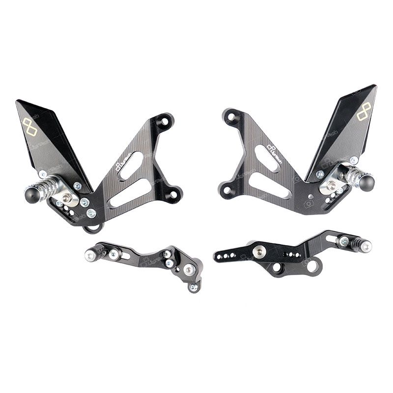 Commandes reculées repliables Lightech Brutale 675 / 800 (12-16)