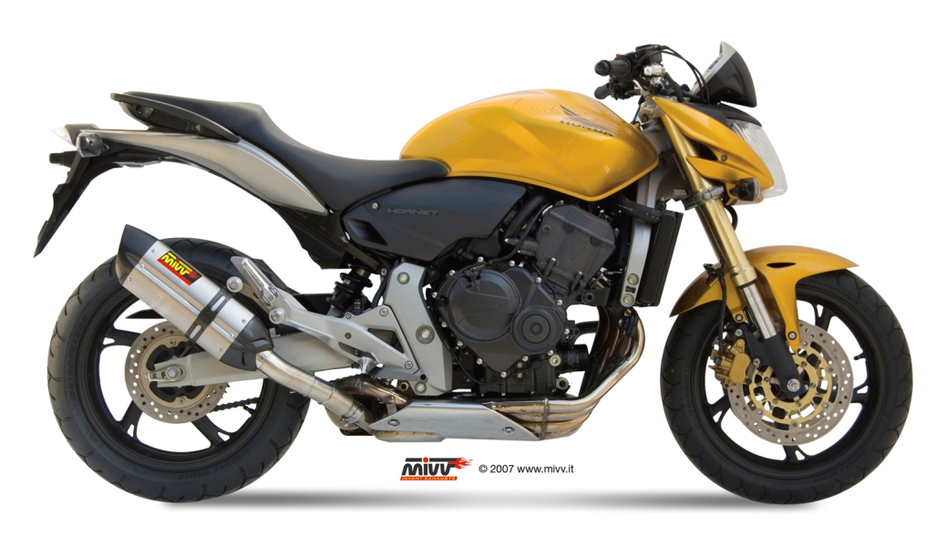 Silencieux homologué MIVV Suono inox CB600 Hornet (07-14), CBR600F (11-13)