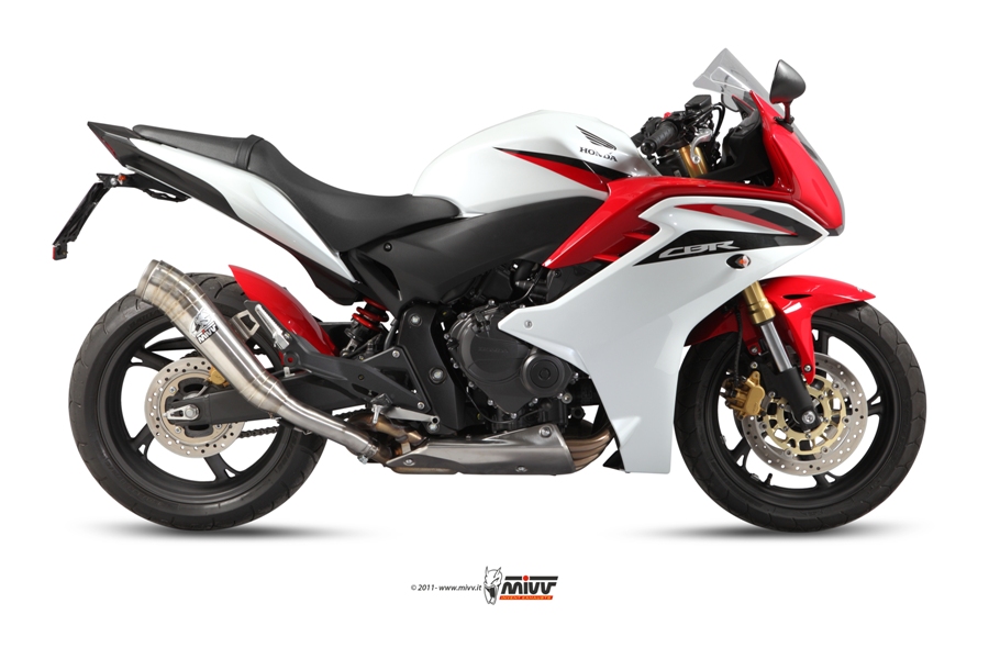 Silencieux homologué MIVV Ghibli inox CB600 Hornet (07-14), CBR600F (11-13)