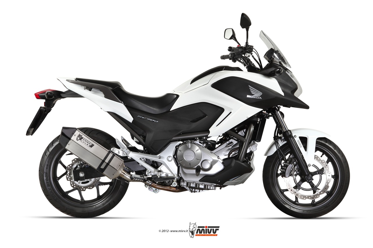 Silencieux homologué MIVV Speed Edge inox NC700 / 750 / S / X / Integra (12-15)