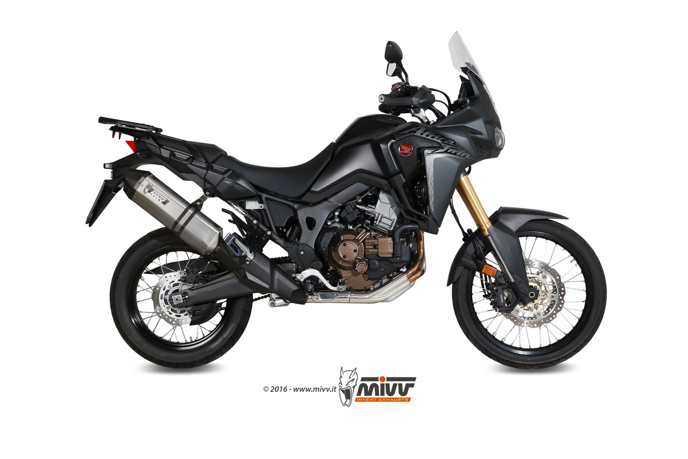 Silencieux homologué MIVV Speed Edge inox CRF1000L Africa Twin (16-17)