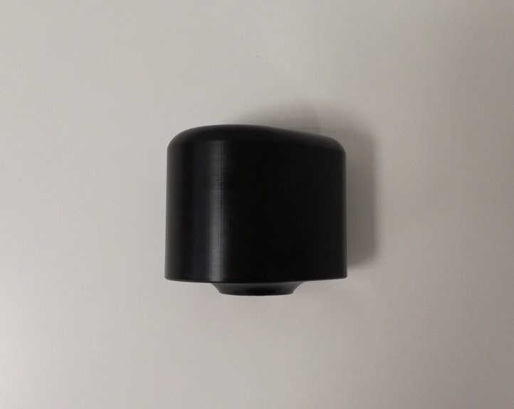 Tampon de rechange Aero noir avec déport R&G pour fixation 12mm