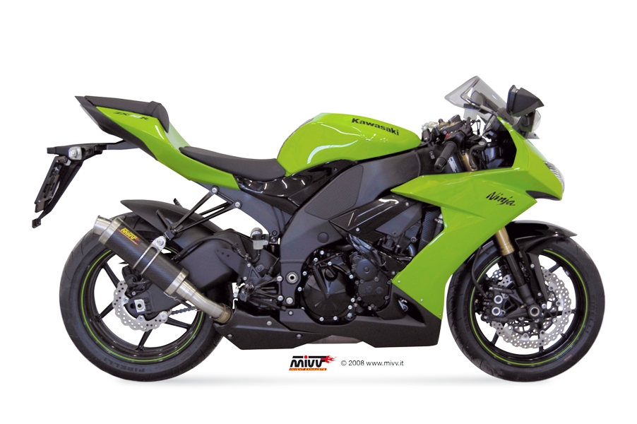 Silencieux homologué MIVV GP carbone ZX-10R (08-10)