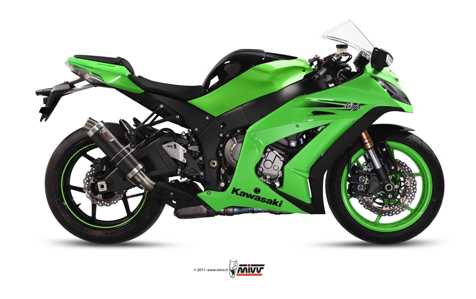 Silencieux homologué MIVV GP carbone ZX-10R (11-15)