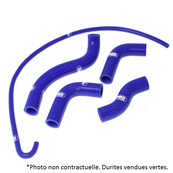 Durites de radiateur vertes Samco Z750 / S (2004-2006)