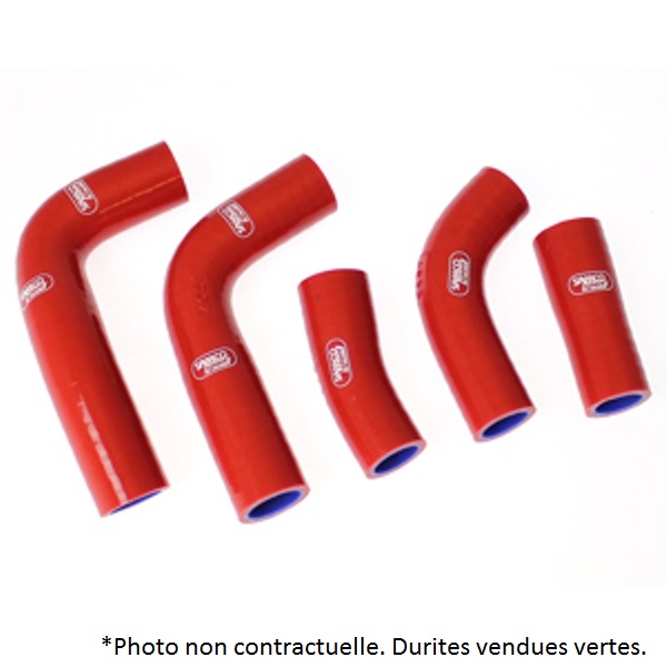 Durites de radiateur vertes Samco Ninja 250R (2008-2012)