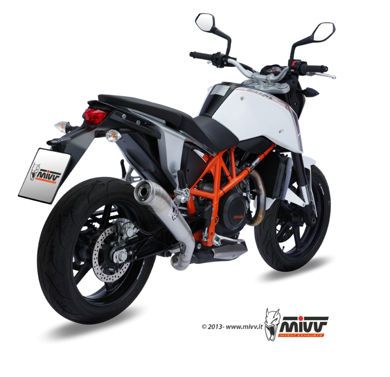 Silencieux homologué MIVV Ghibli inox 690 Duke / R (2012-2015)