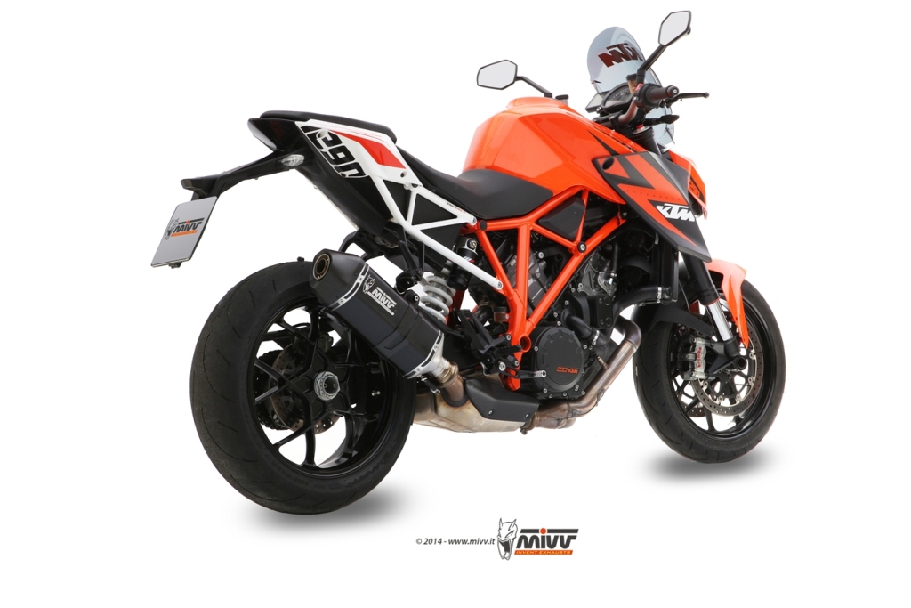Silencieux homologué MIVV Speed Edge steel black 1290 Super Duke R (2014-2015)