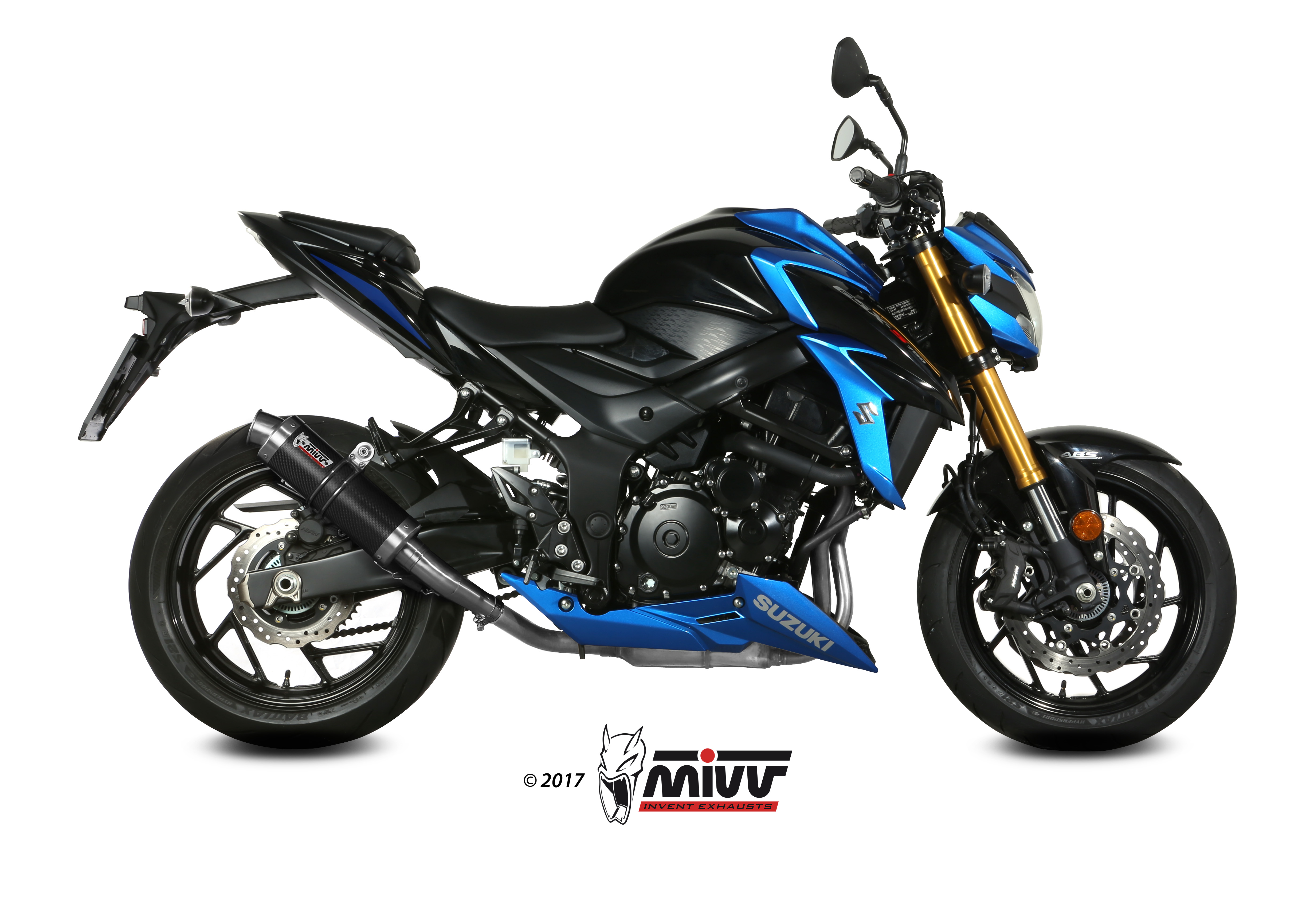 Silencieux homologué MIVV GP carbone GSX-S750 (2017-2018)