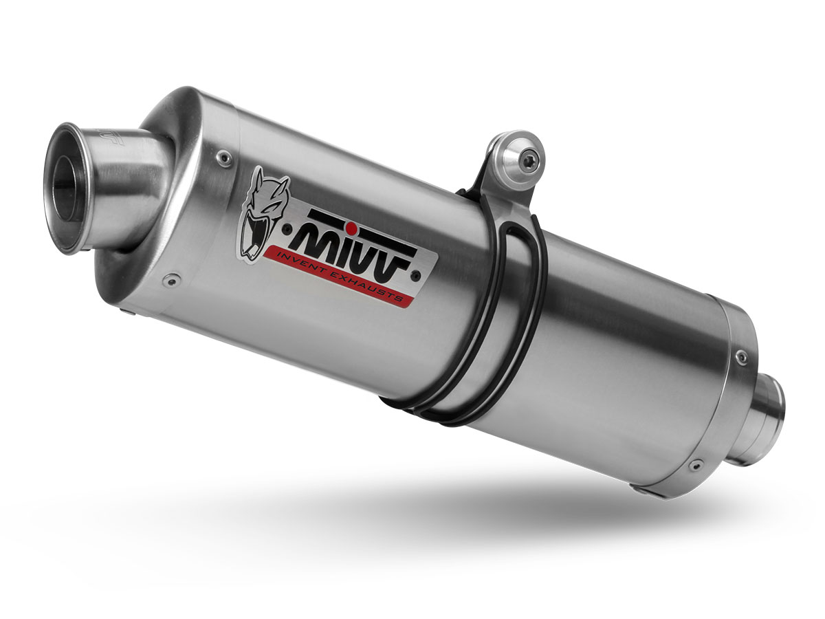 Silencieux homologué MIVV Oval inox XRV750 Africa Twin (93-03)