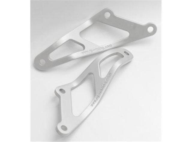 Patte de fixation de silencieux argent R&G CBR929RR (2000-2001)