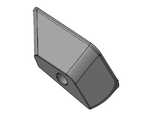 Tampons de rechange droit pour protection SHAPE PM571R Rizoma