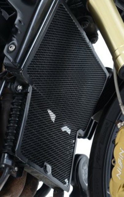 Protection de radiateur d'eau et d'huile noire R&G Speed Triple 1050 (06-09)