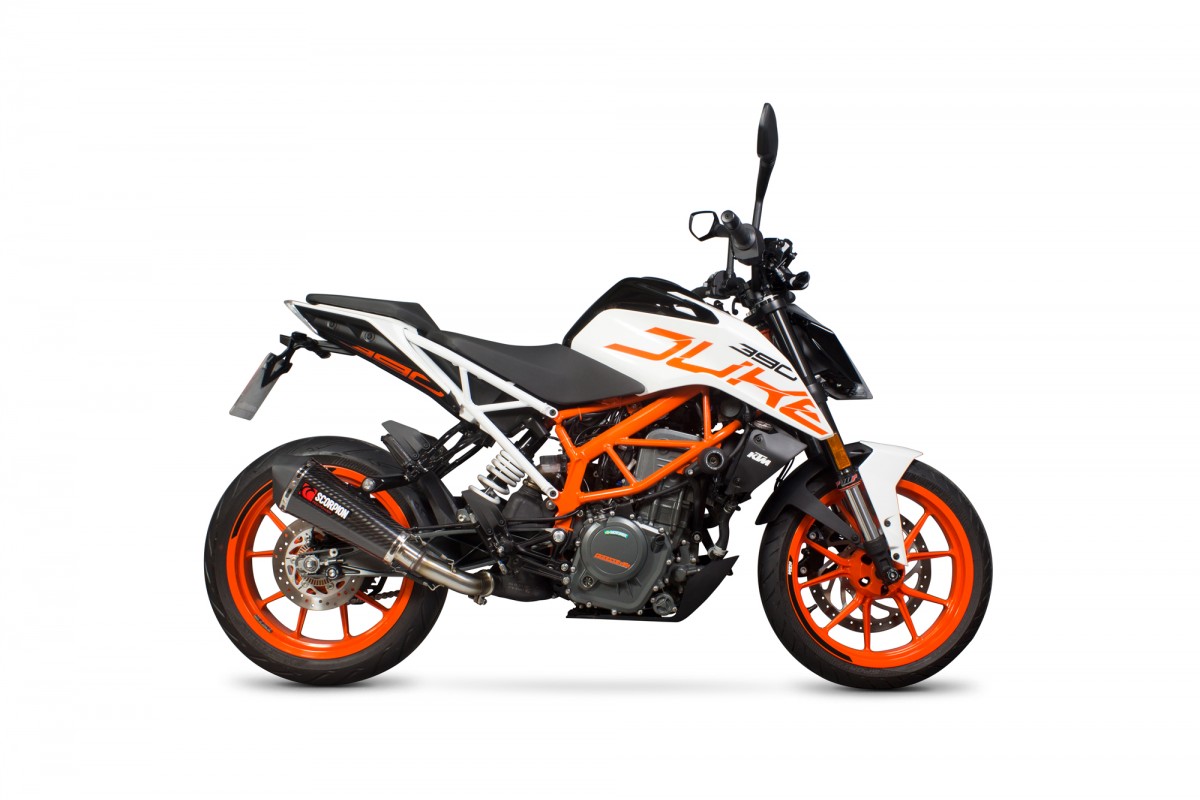 Silencieux homologué Scorpion Serket carbone 390 Duke (17-19)