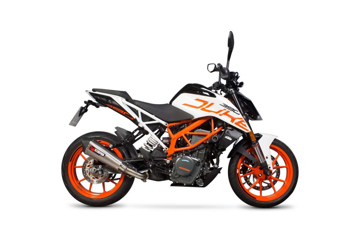 Silencieux homologué Scorpion Serket titane 390 Duke (17-19)