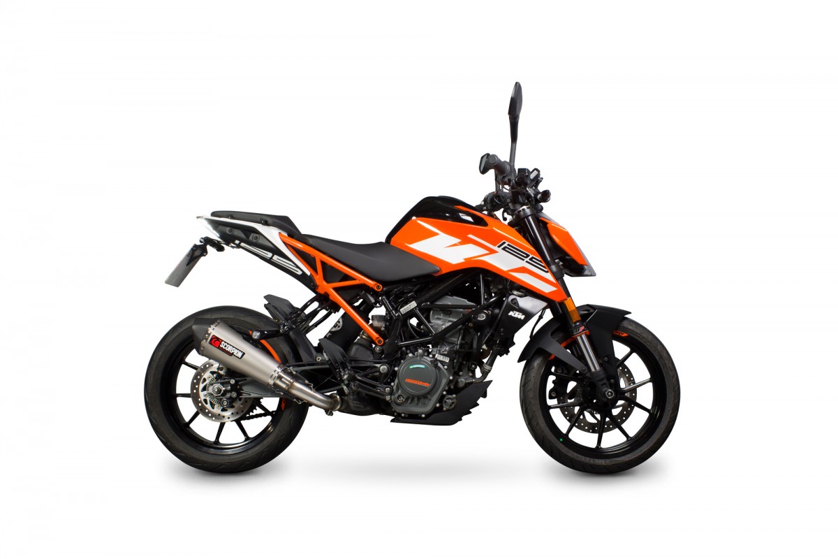 Silencieux homologué Scorpion Serket titane 125 Duke (17-19)