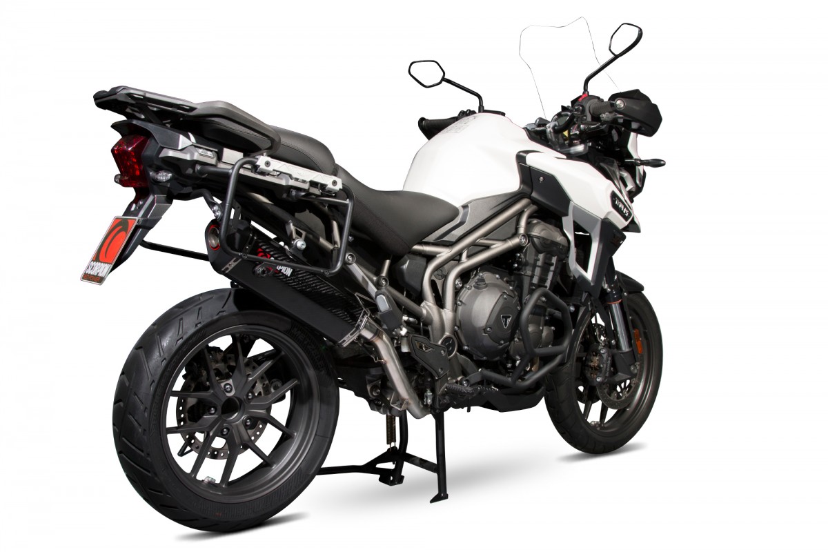 Silencieux homologué Scorpion Serket carbone Tiger 1200 Explorer (16-19)