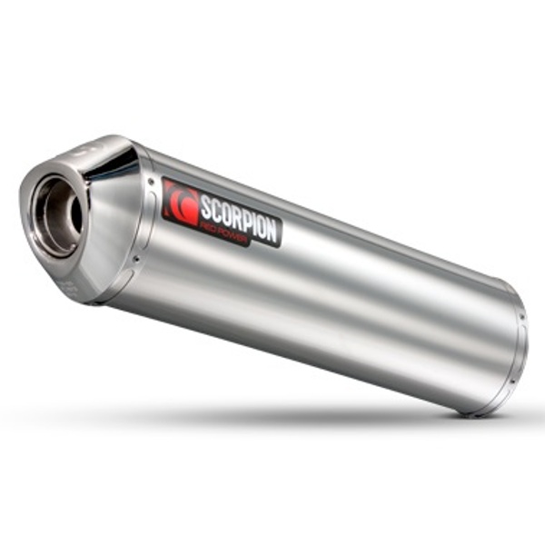 Silencieux non homologué Scorpion Factory ovale inox RSV4 (09-14)